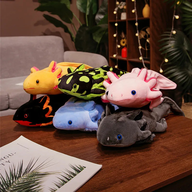 Plush Axolotl Salamander Stuffed Toy - 45/80cm