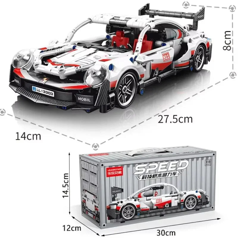 Supercar Building Blocks DIY Toy Car