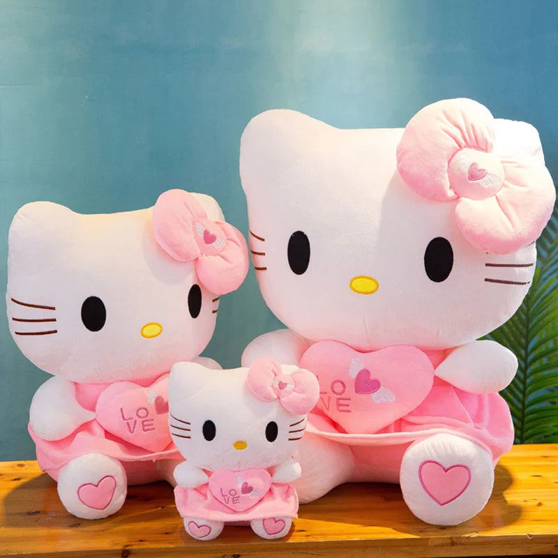 Plush Hello Kitty Pink Stuffed Toy - 25cm