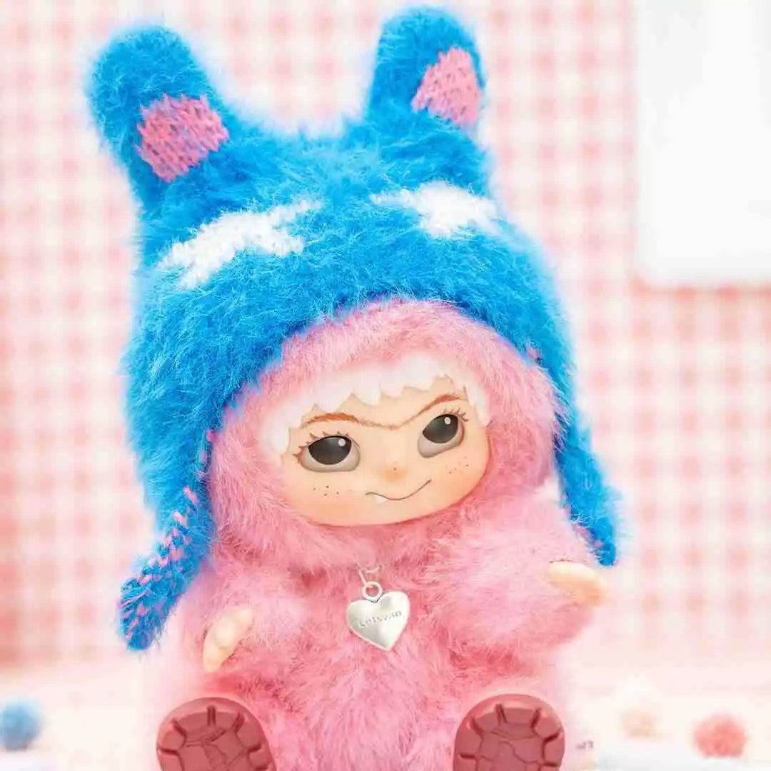 WAKUKU Fuzzy Trendy Fun Party Series Plush Blind Box Figure Pure White