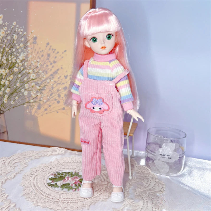 BJD Dolls Multiple Movable Joints 30cm KK-7