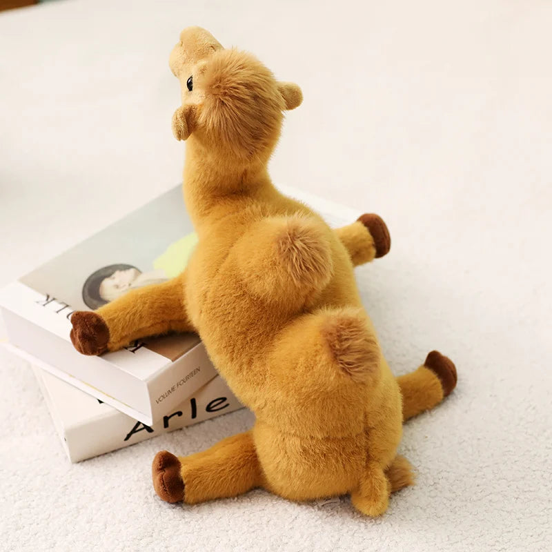 Plush Standing Camel Stuffed Toy - 30cm