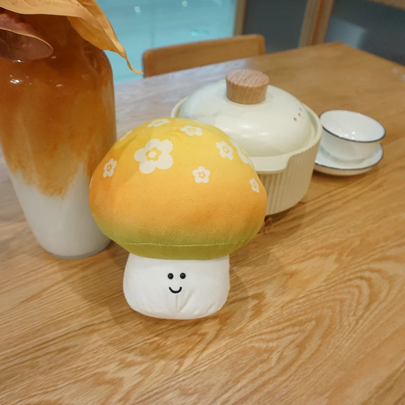 Plush Shiitake Mushrooms Stuffed Toy - 18x20cm