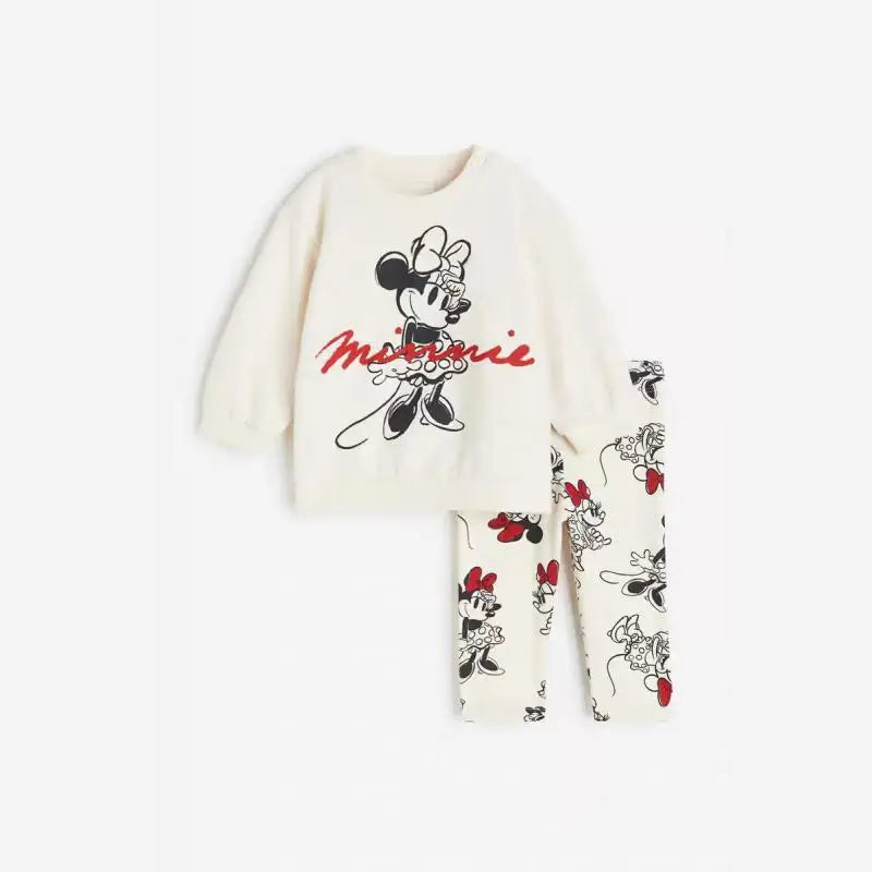 Girls Minnie Print Sweatshirt & Trousers Set (Age 9M-6YRS) ZZ0056-P22