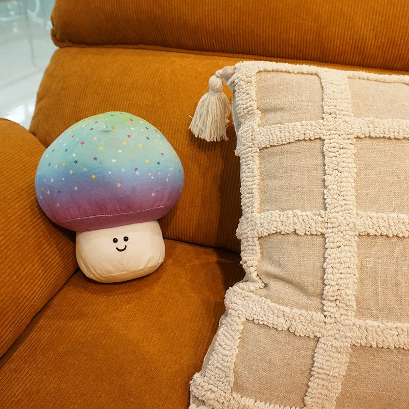 Plush Shiitake Mushrooms Stuffed Toy - 18x20cm