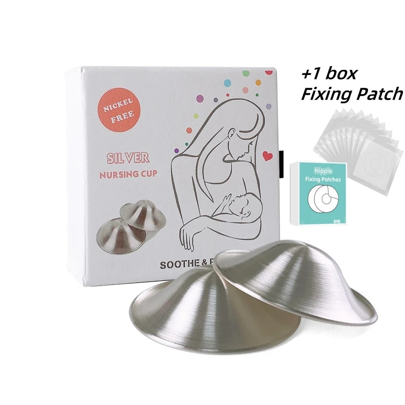 The Silver Nursing Cups Shields Breast Feeding