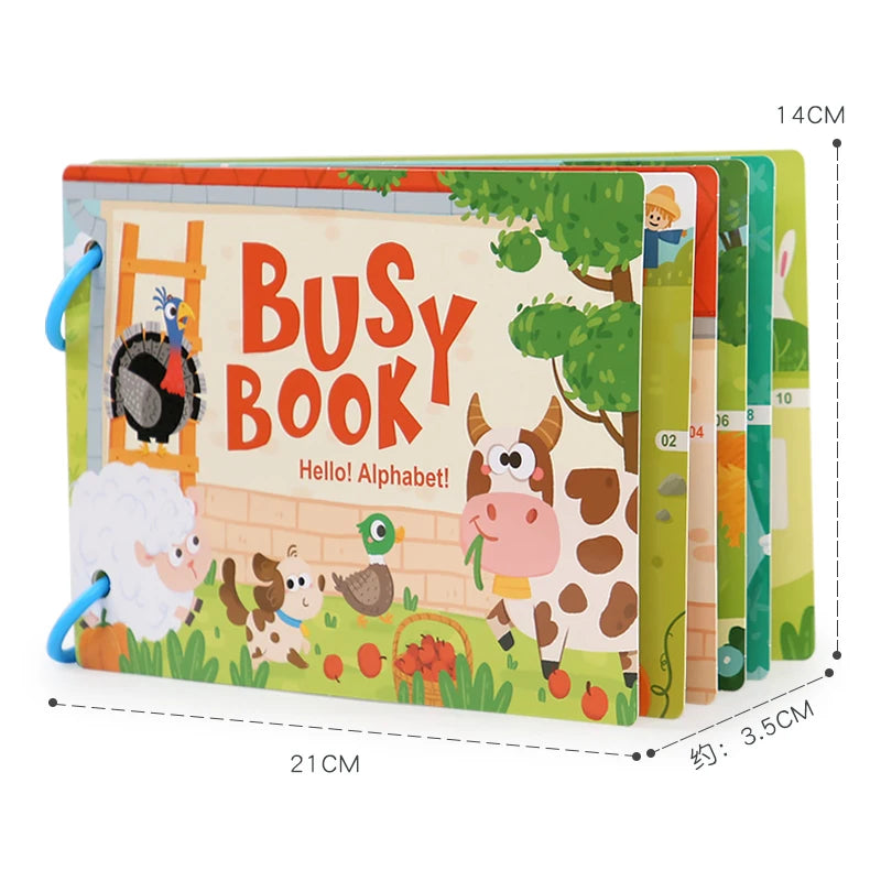 Montessori Busy Book Educational Toy