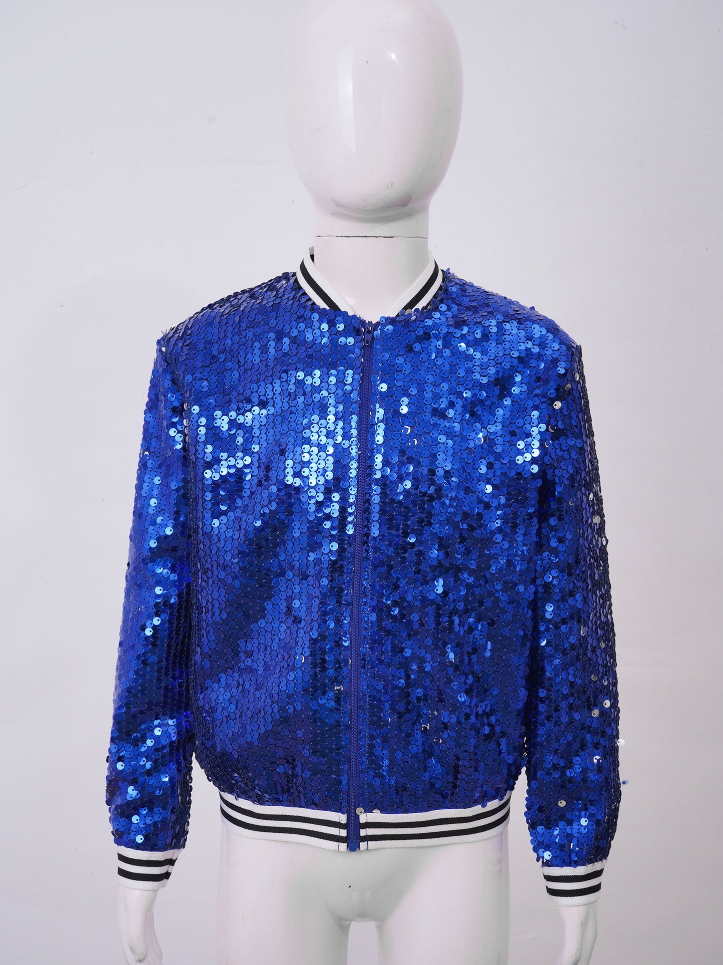Girls Sequins Baseball Bomber Jackets (Age 6-16 YRS)