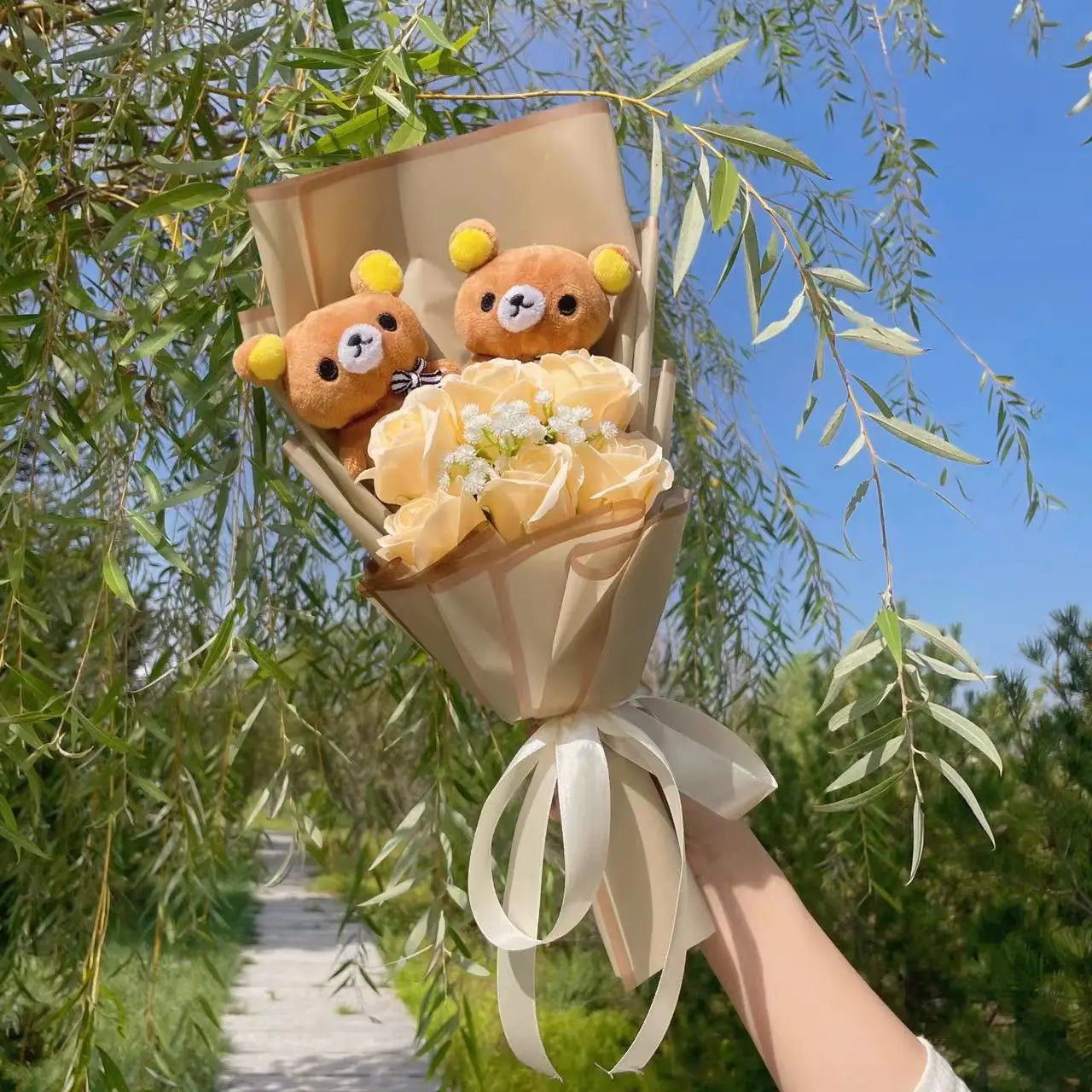 Plush Teddy Bear Stuffed Toy Gift Bouquet