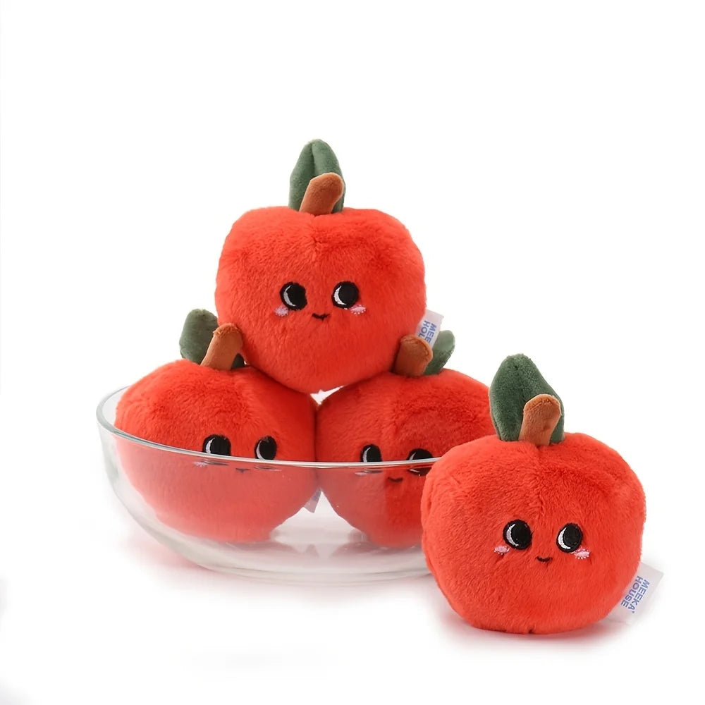 Plush Baby Red Apple Stuffed Toy - 10cm