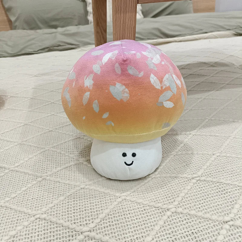Plush Shiitake Mushrooms Stuffed Toy - 18x20cm
