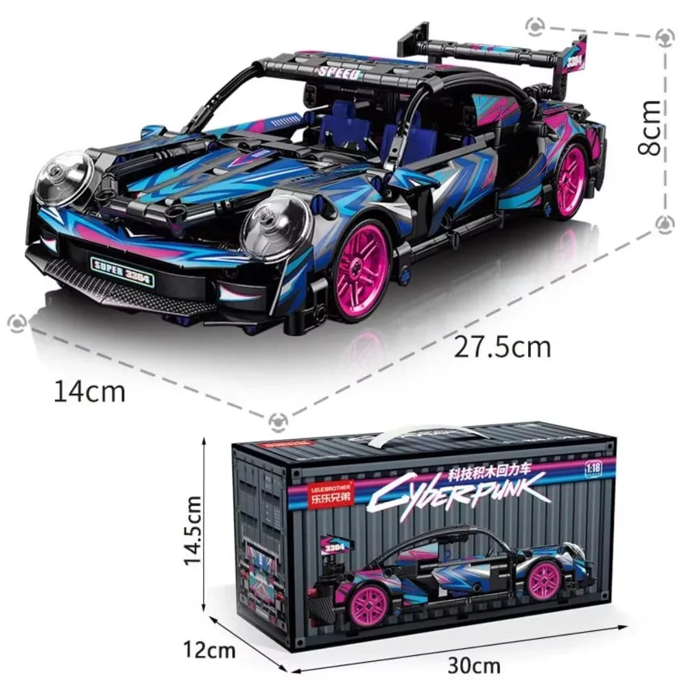 Supercar Building Blocks DIY Toy Car