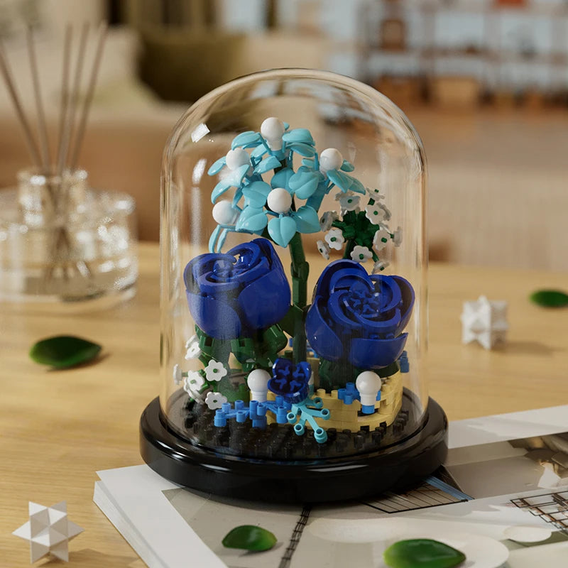 Building Block Flower Bouquet DIY 270pcs