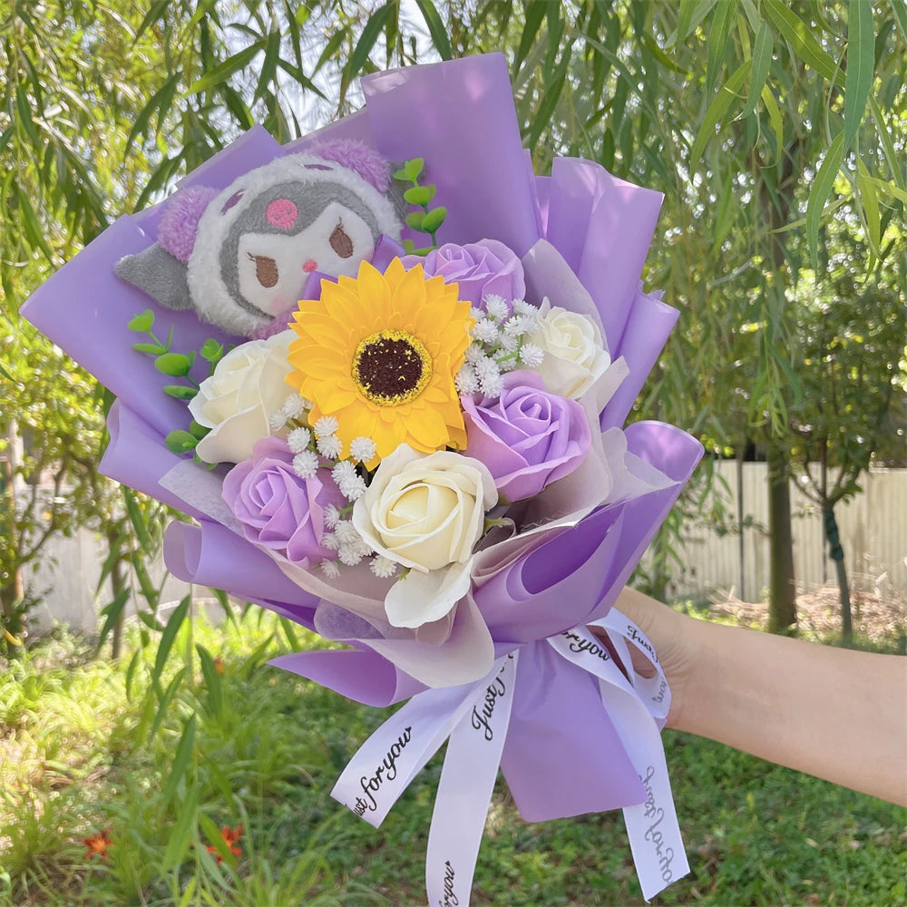 Plush Melody Stuffed Toy Flower Gift Bouquet