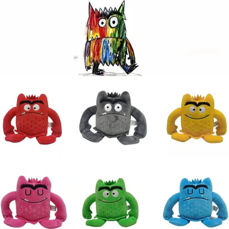 Plush The Colour Monster Stuffed Toys 6pcs/set