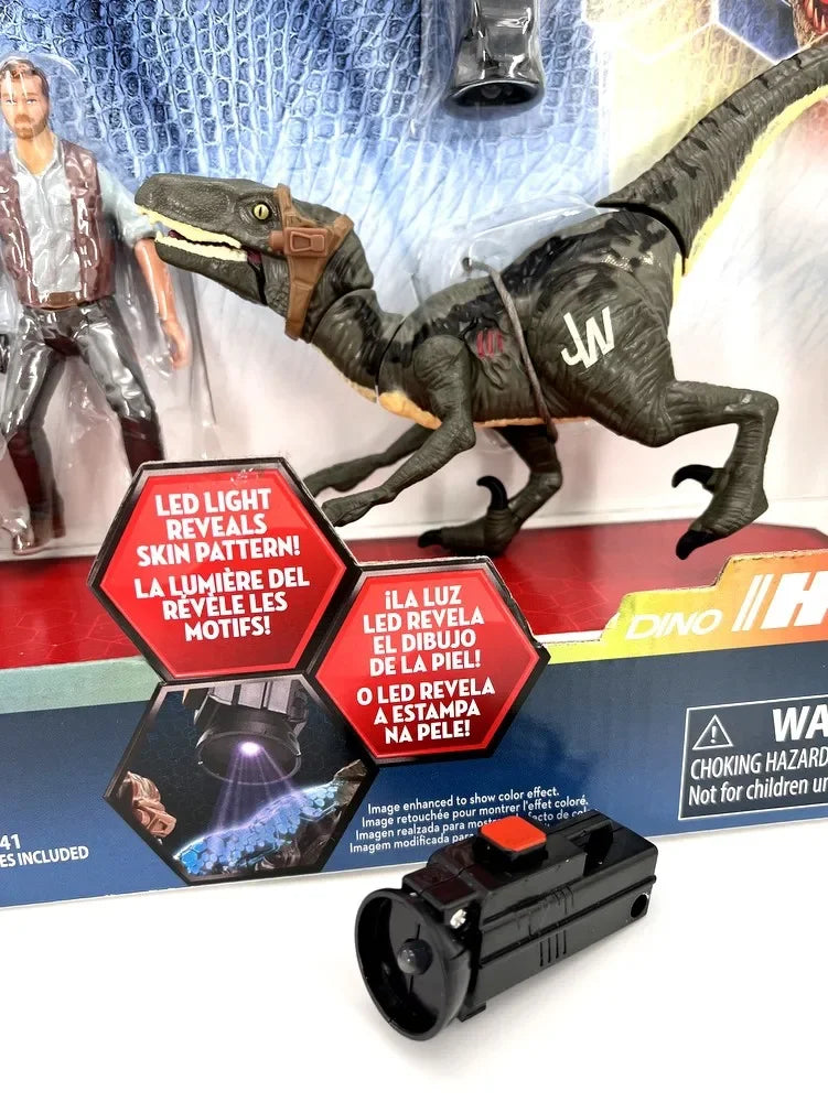 Jurassic Park Cycle & Hybrid Raptor Action Figure Motorcycle Set