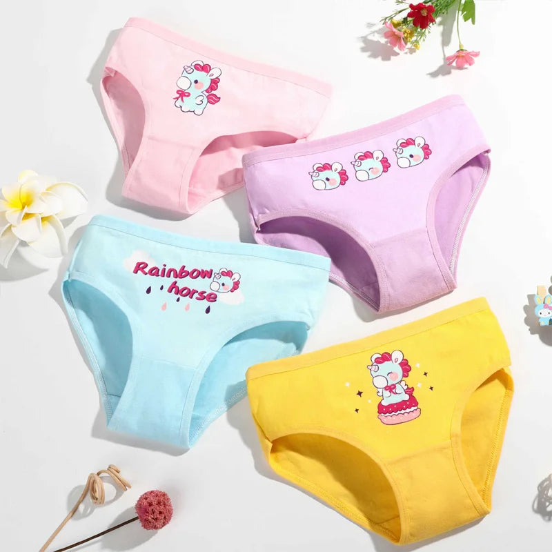 4 Piece - Girls Cotton Underwear 4 pieces 3