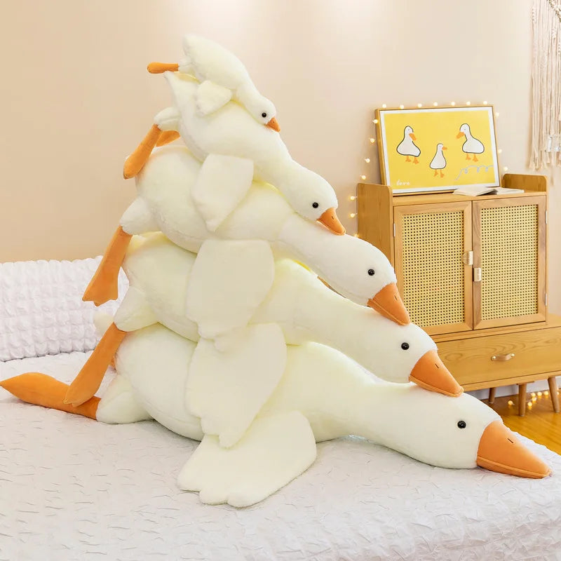 Large Plush Goose Sleeping Pillow Stuffed Toy - 50/90/130CM