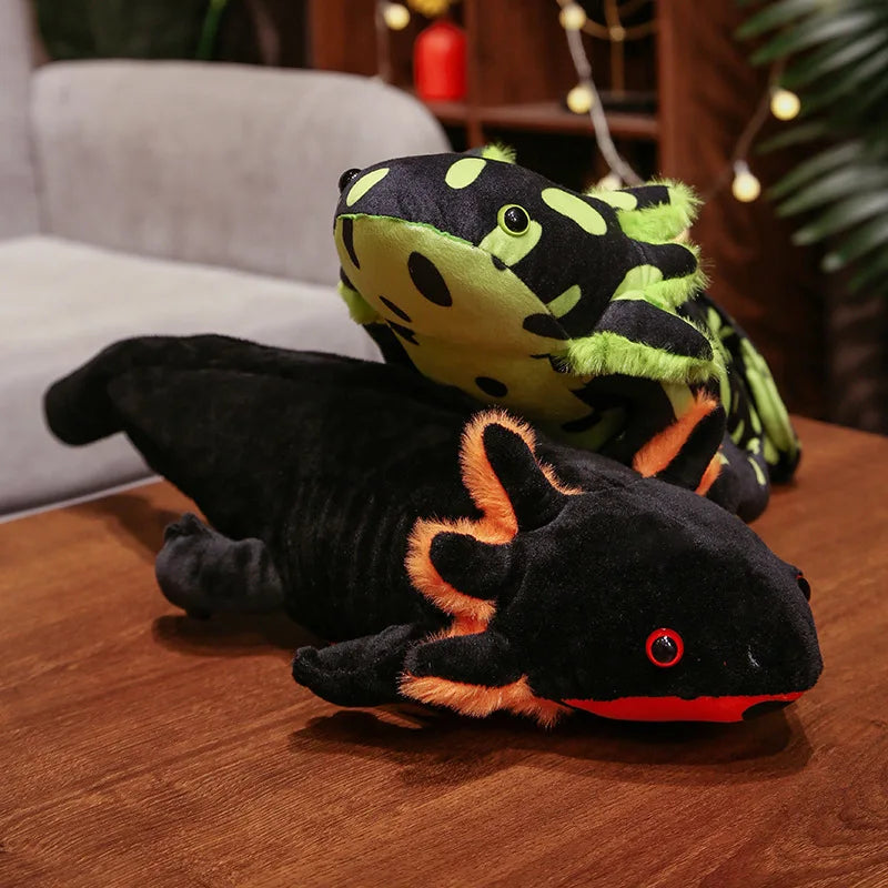 Plush Axolotl Salamander Stuffed Toy - 45/80cm