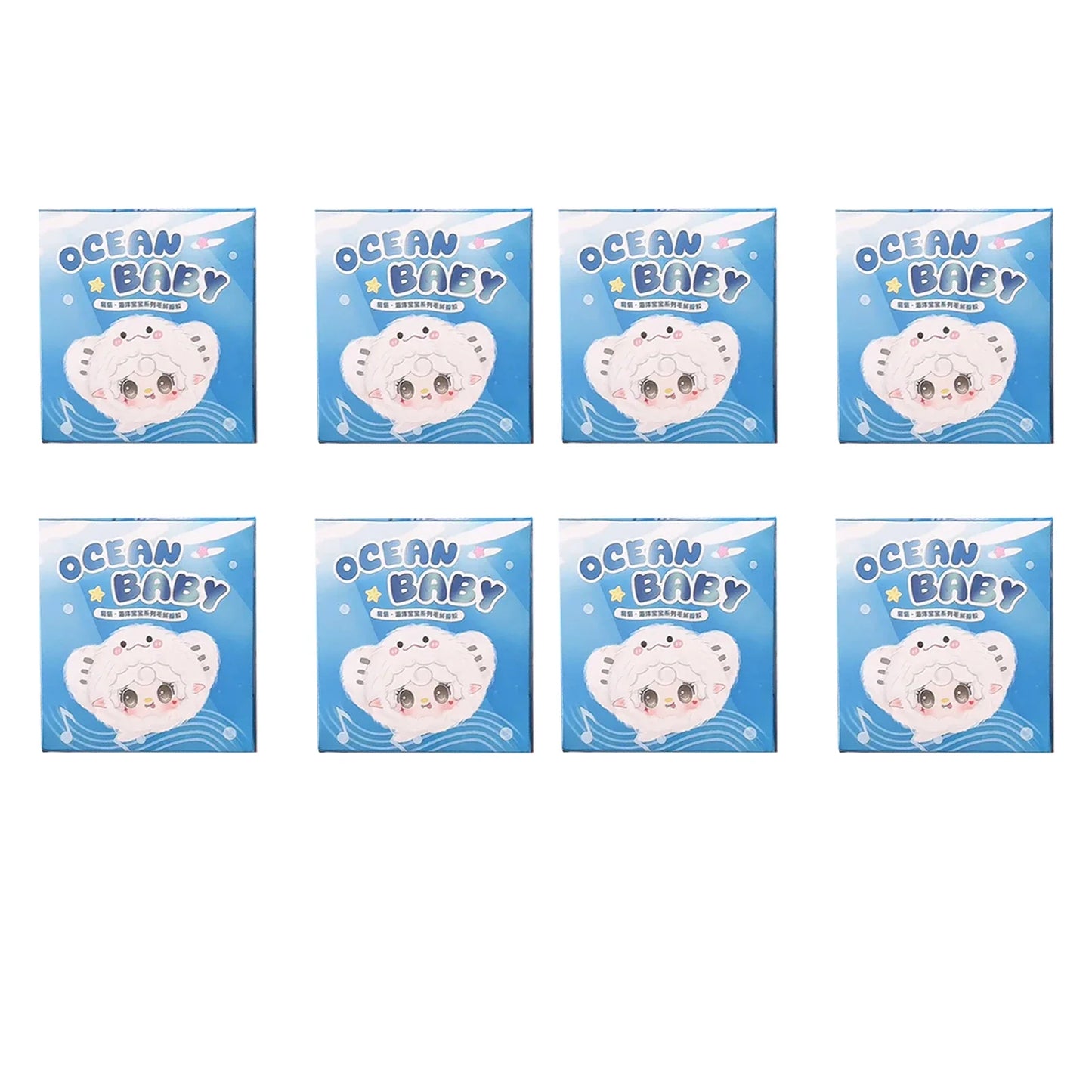 Yooki Ocean Baby Series Plush Blind Box 8 Pack
