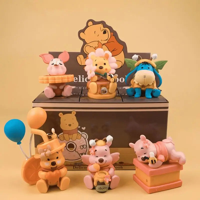Winnie the Pooh-Themed Blind Boxes from the Happy Everyday Series - 6 Pack