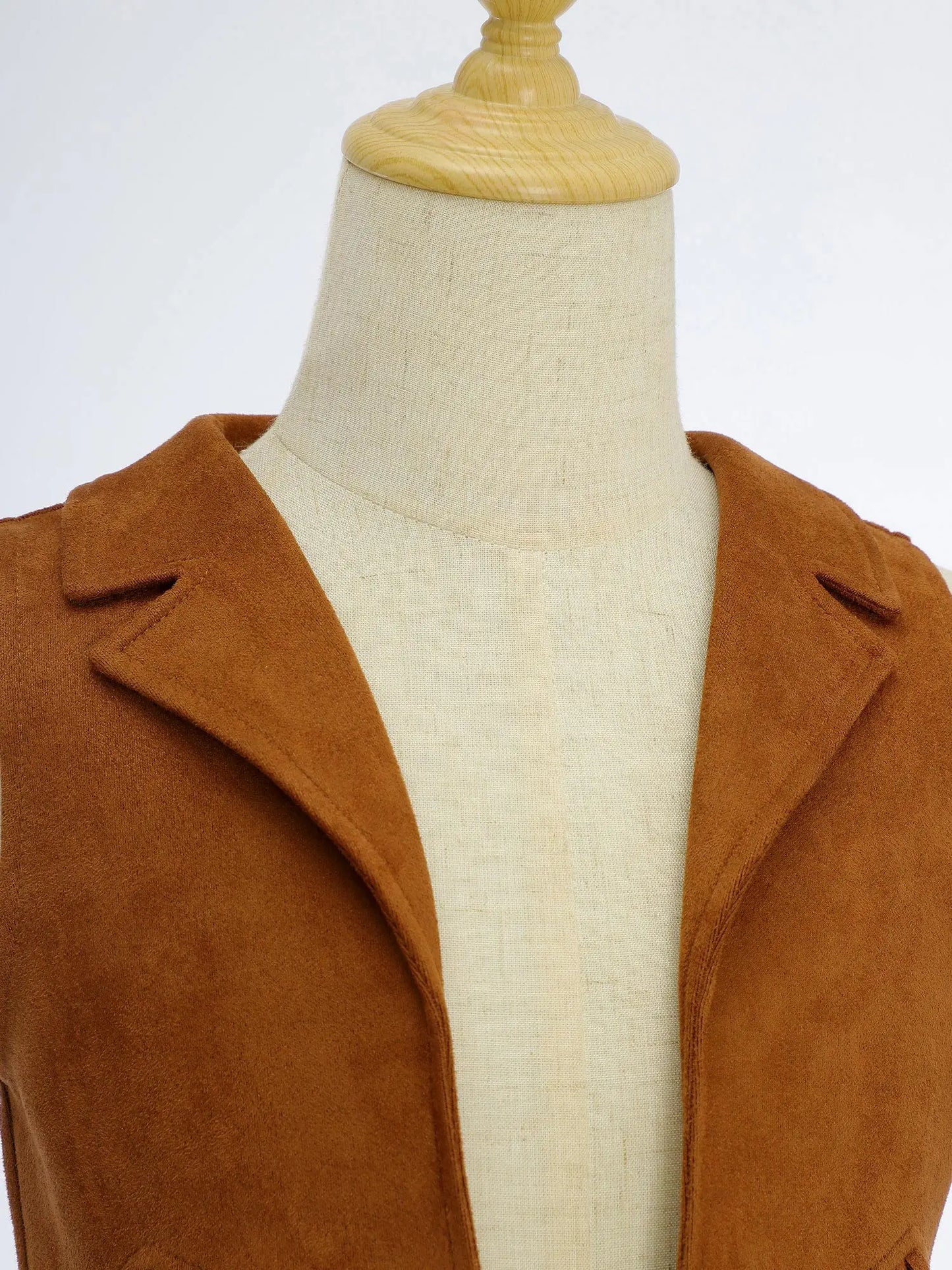 Girls Western Cowboy Suede Open Front Tassels Waistcoat (Age 6-16YRS)