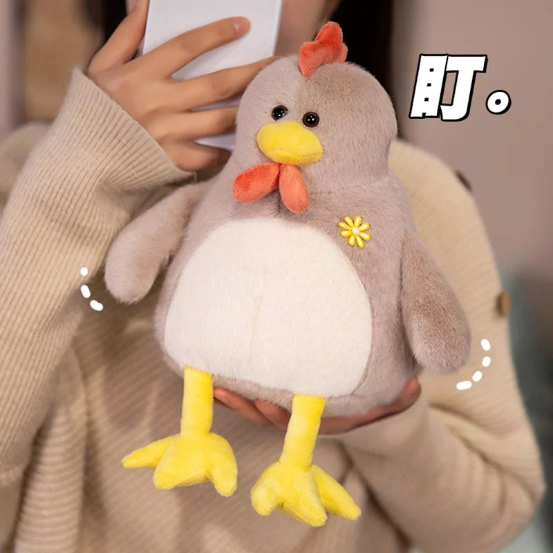 Plush Duck Rabbit Frog Chick Stuffed Toy - 25cm
