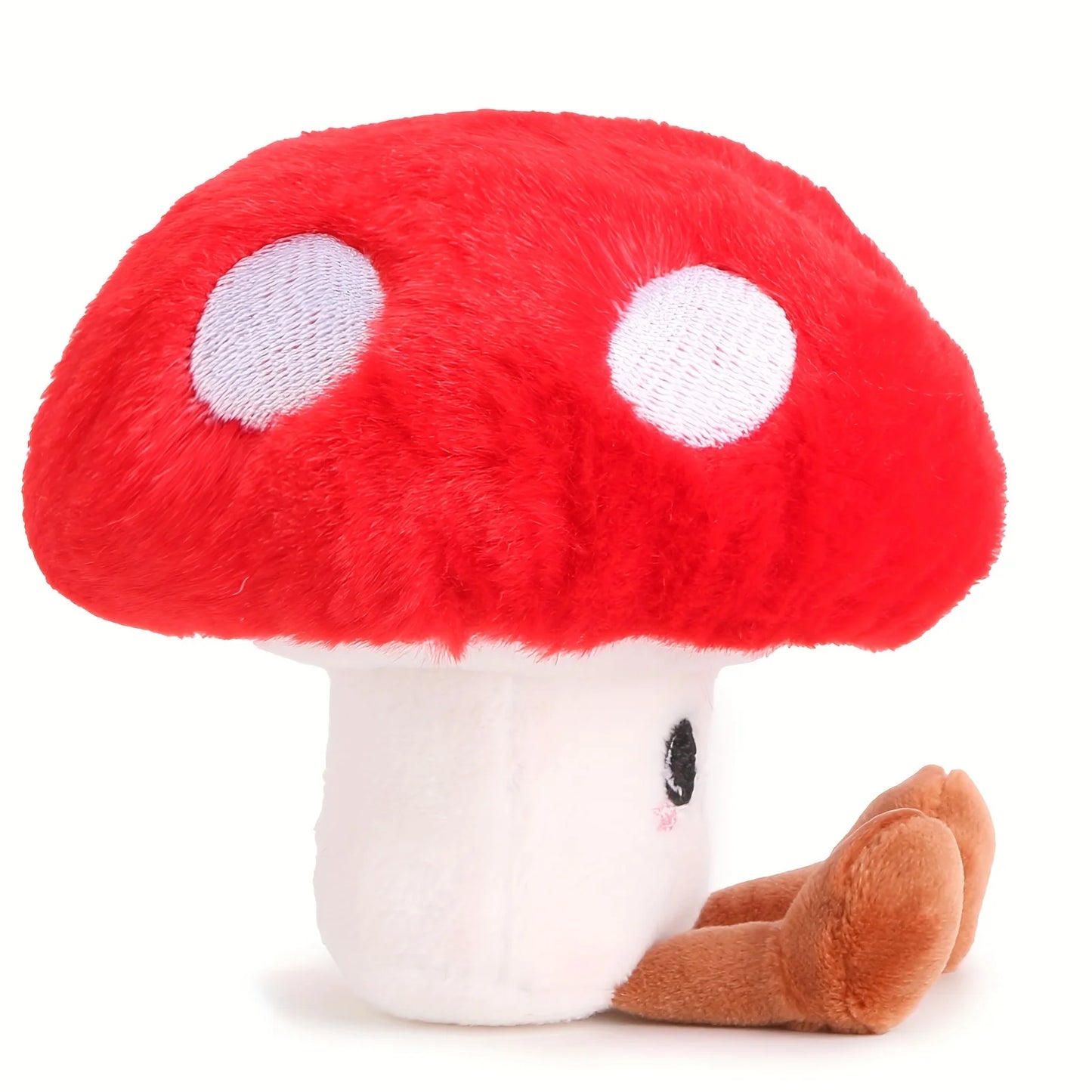 Plush Red Mushroom Stuffed Toy - 9CM