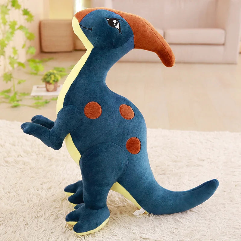 Plush Parasaurolophus Dinosaur Stuffed Toy 55-95CM Blue
