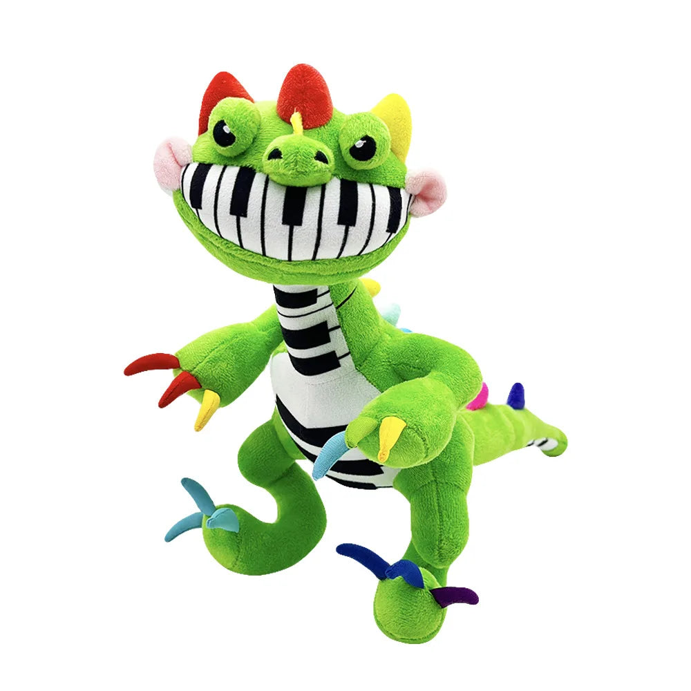 Pianosaurus Game Time Nightmare Critters Game Periphery Piano Dinosaur Plush PP Cotton Model Kawaii Ornament Birthday Gifts Toys
