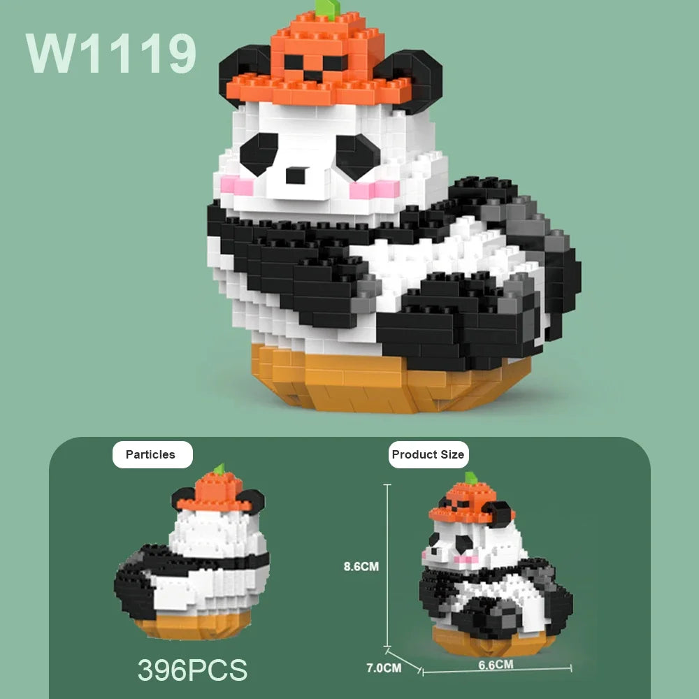 Panda Building Blocks Set DIY Tou