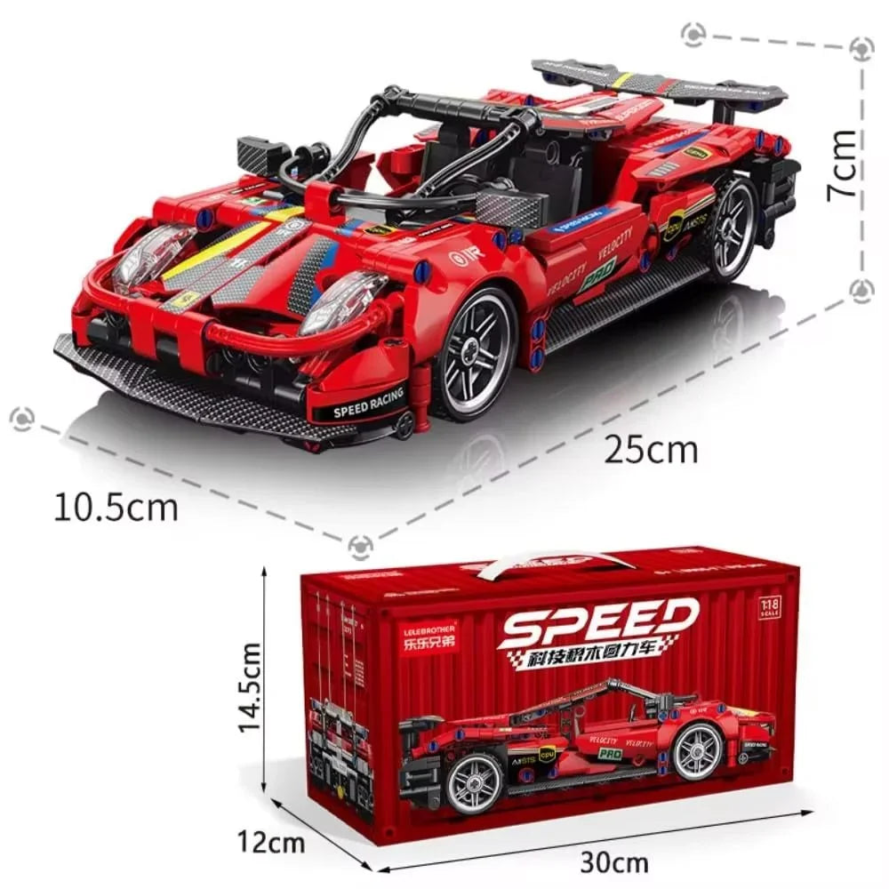 Supercar Building Blocks DIY Toy Car