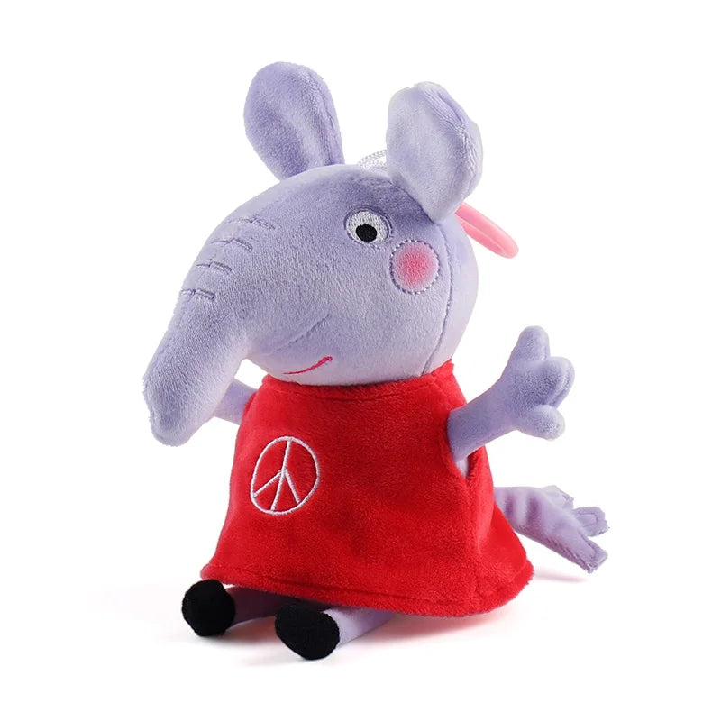 Plush Peppa Pig George Zoe Suzy Rebecca Emily Danny Pedro Bear Stuffed Toy - 19cm PP053