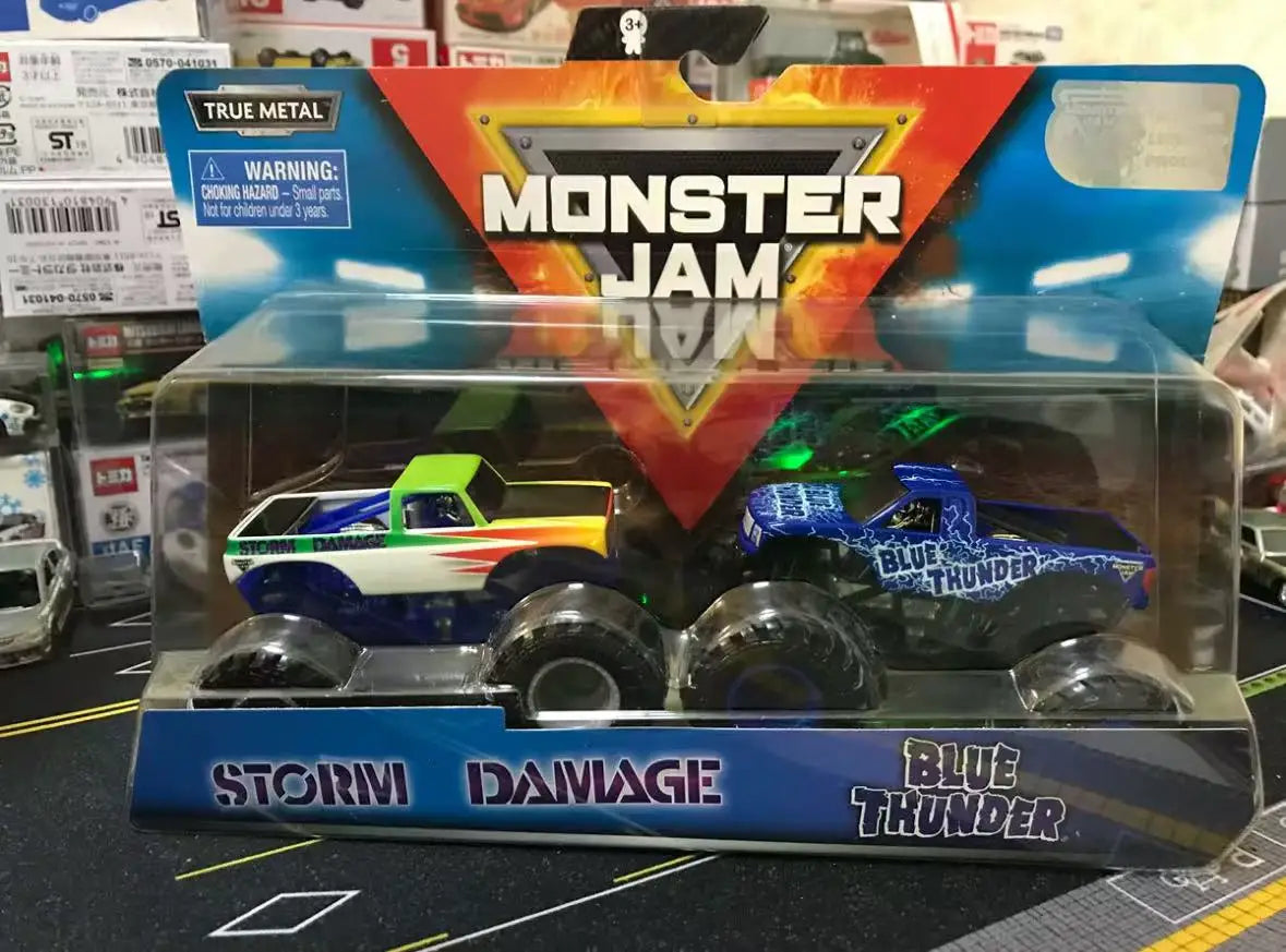 Monster Mutt Monster Jam Grave Digger 1:64 Scale Die Cast Alloy Truck Toys Monster Jam Grave Digger Monster Truck Boys Off-Road