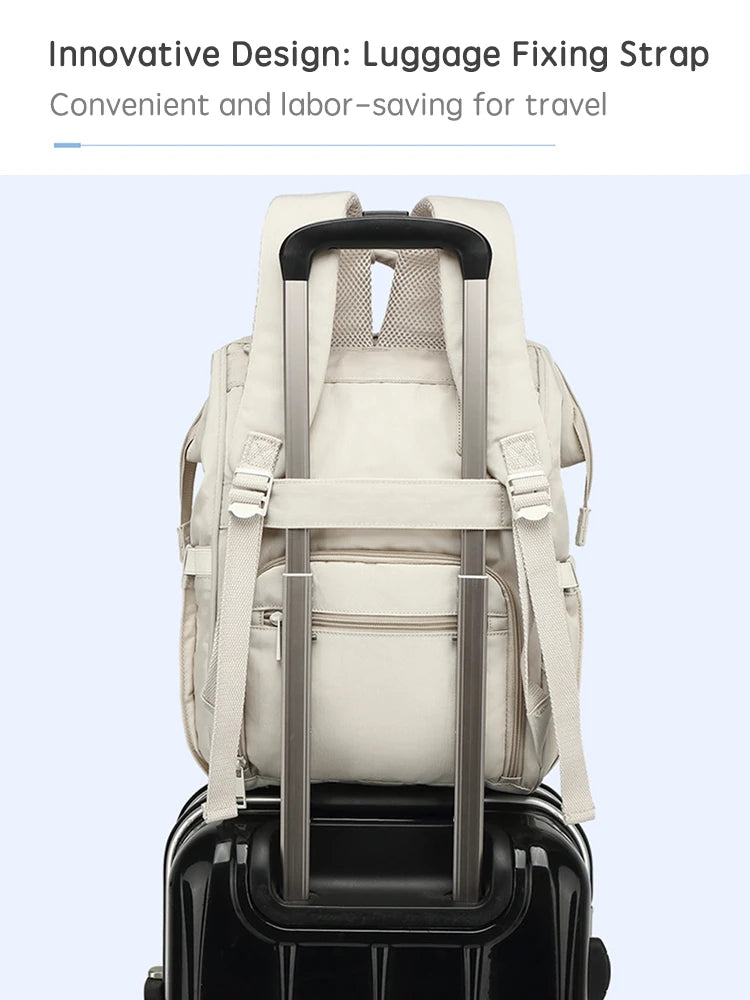 Baby Mummy Nappy Bag With Stroller Hooks