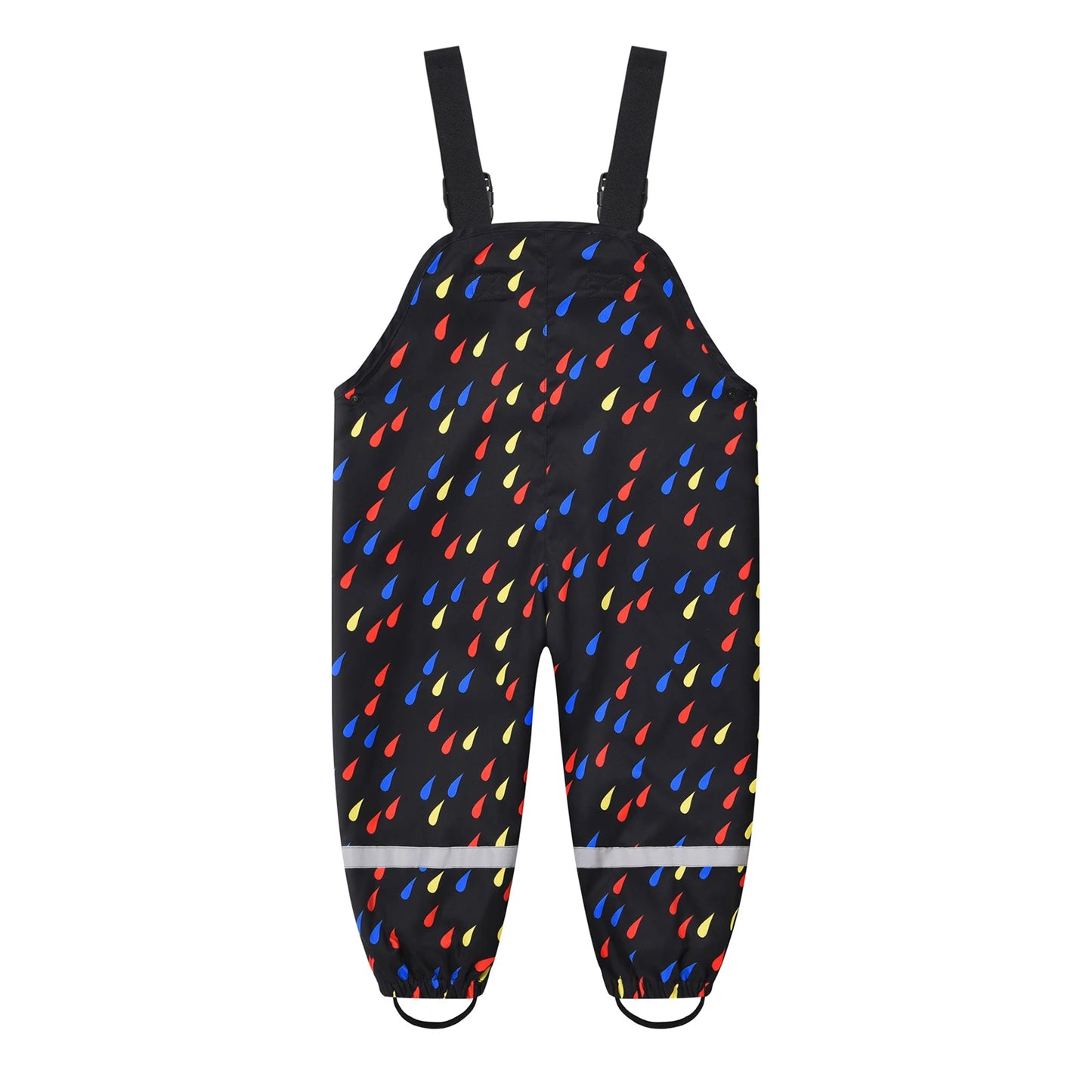 Toddler Rain Adjustable Printed Waterproof Trousers Overalls (Age 18M-6YRS)