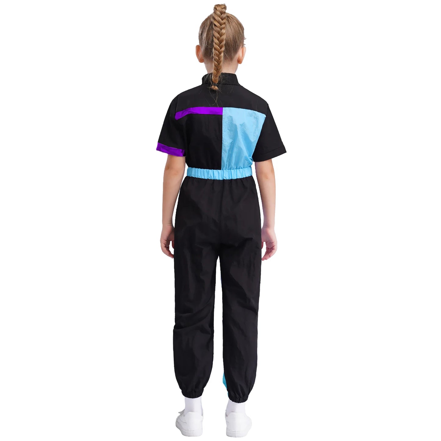 Girls Color Block Jumpsuit (6-16 YRS)