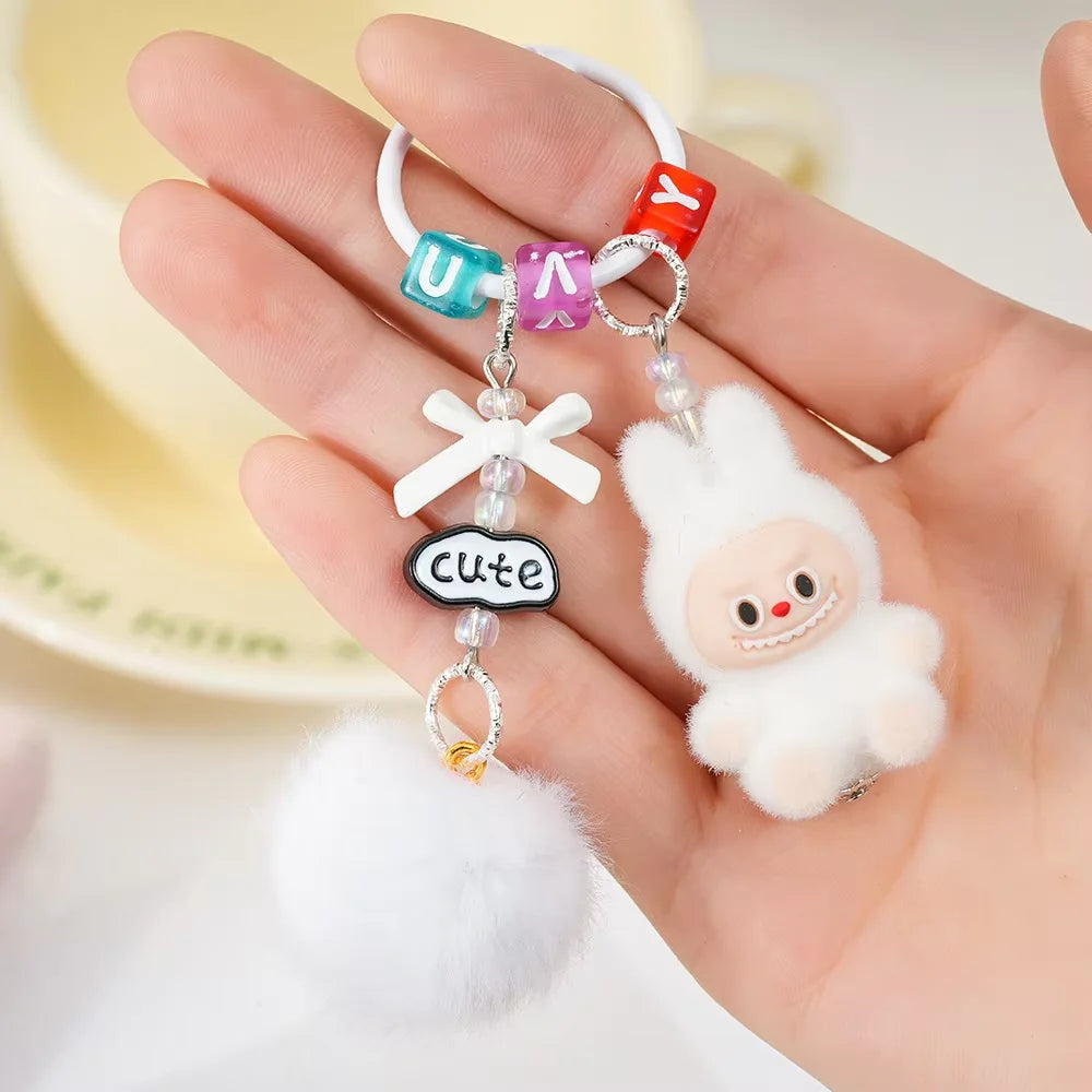 Labubu Keychain Doll Pendant Charms