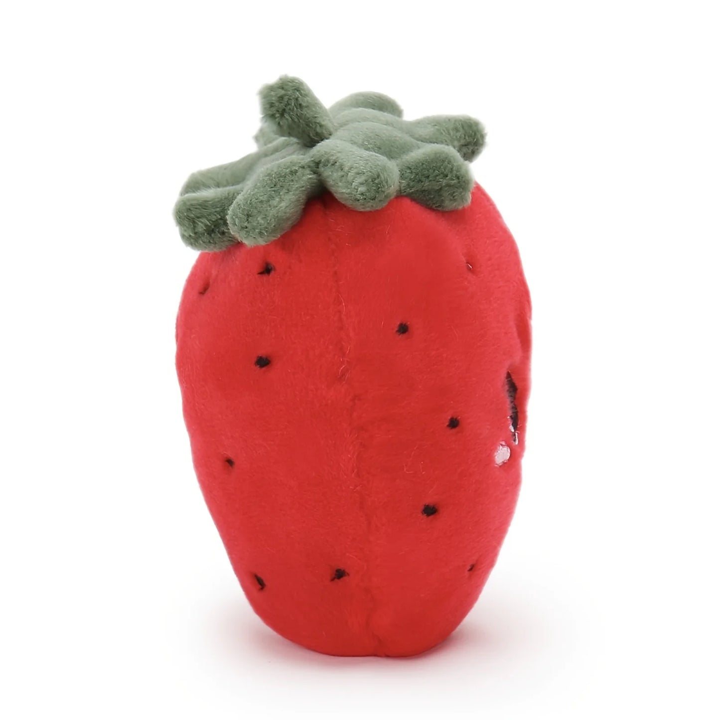 Plush Red Strawberry Stuffed Toy - 10CM