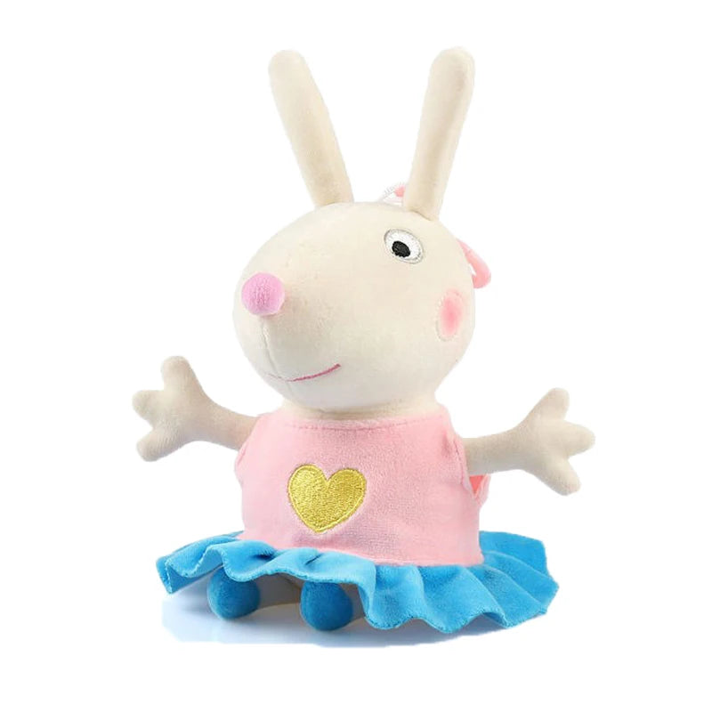 Plush Peppa Pig George Zoe Suzy Rebecca Emily Danny Pedro Bear Stuffed Toy - 19cm PP056