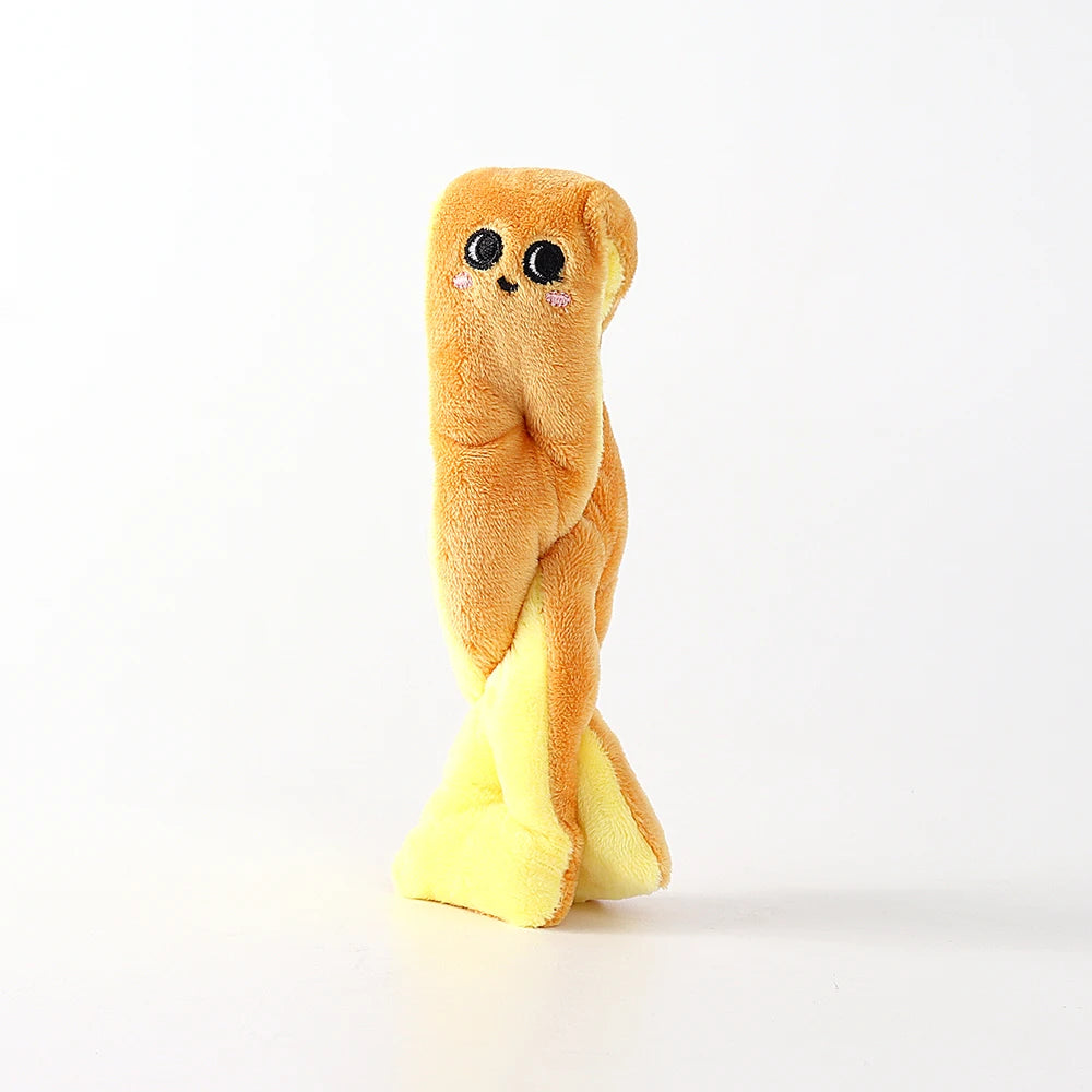 Plush Challah Bread Stuffed Toy - 19cm