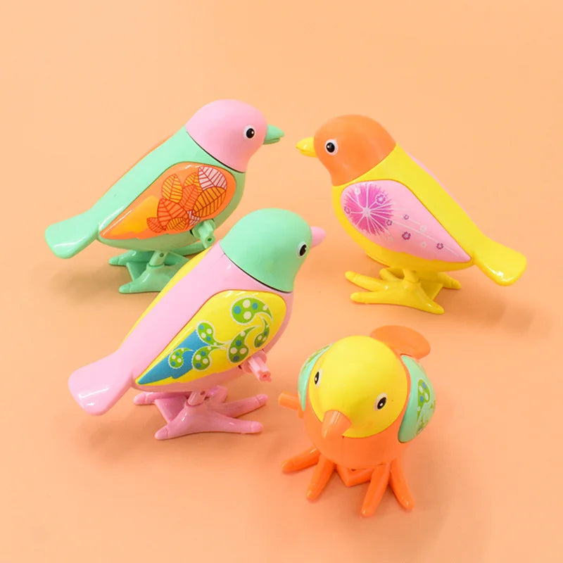 Windup Clockwork Magpie Bird Toy