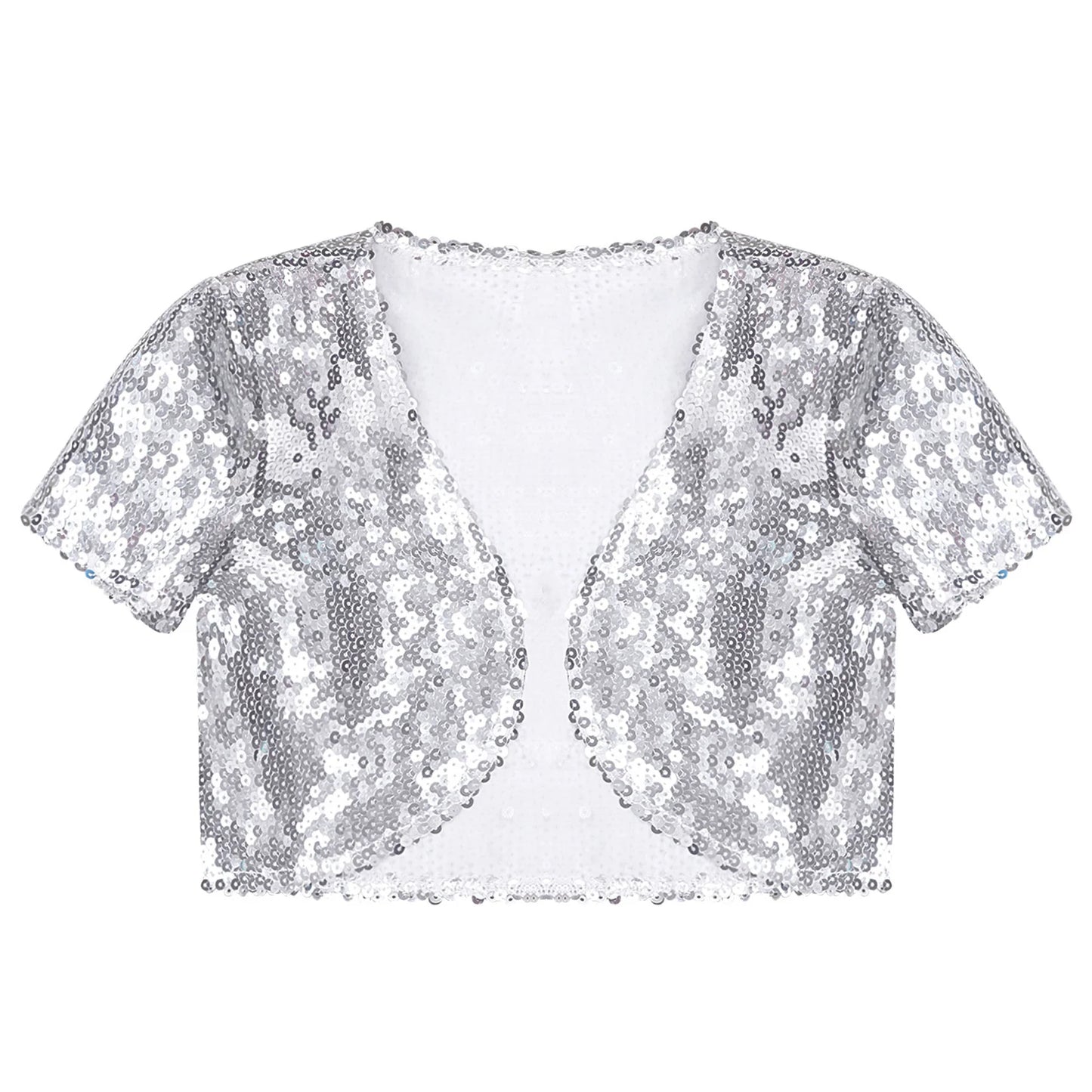 Girls Sequin Bolero Short Cardigan (Age 6-14 YRS)