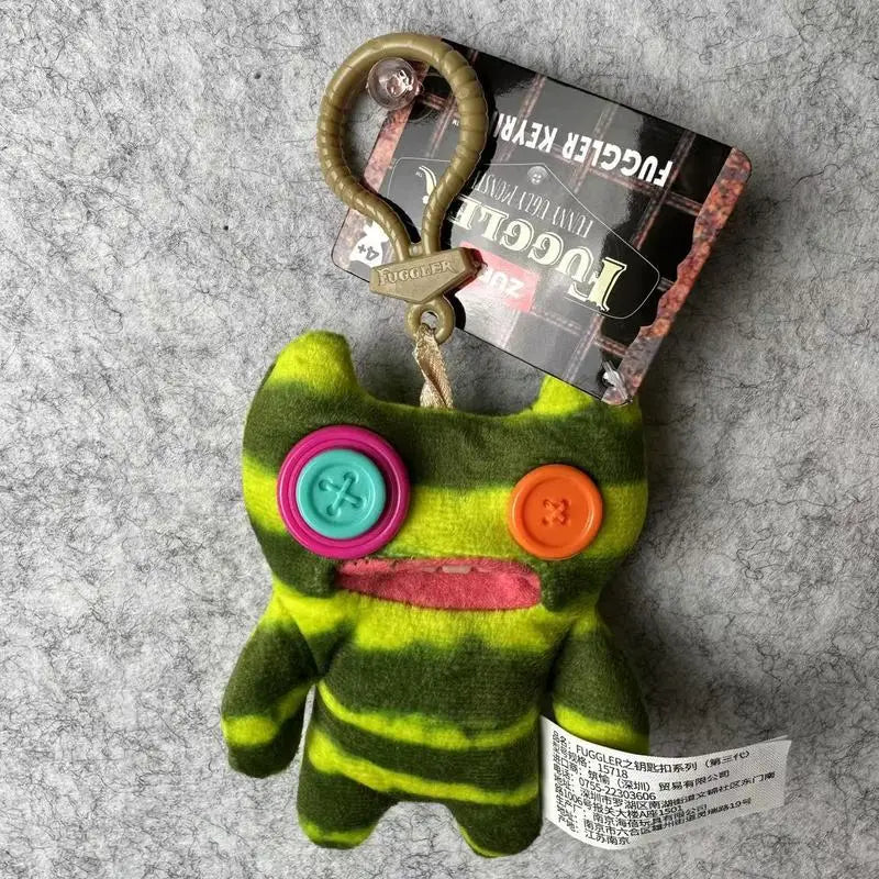 Mini Fuggler Ugly Monster Plush Doll Pendant Keychain - 11.5cm