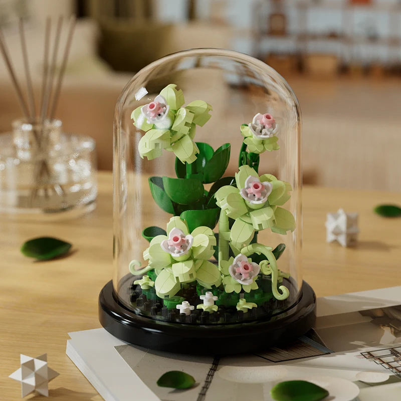 Building Block Flower Bouquet DIY 235pcs
