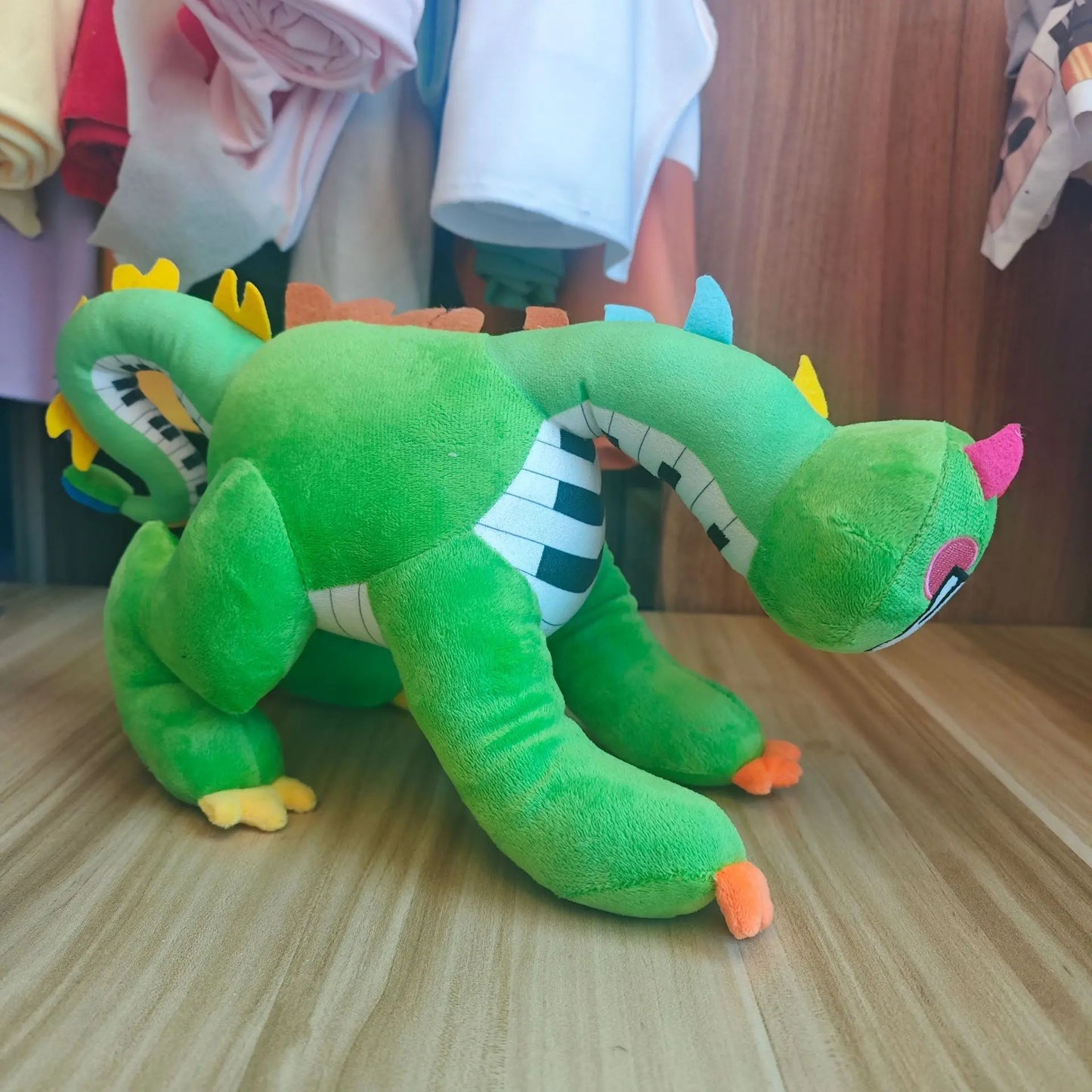 Pianosaurus Game Time Nightmare Critters Game Periphery Piano Dinosaur Plush PP Cotton Model Kawaii Ornament Birthday Gifts Toys