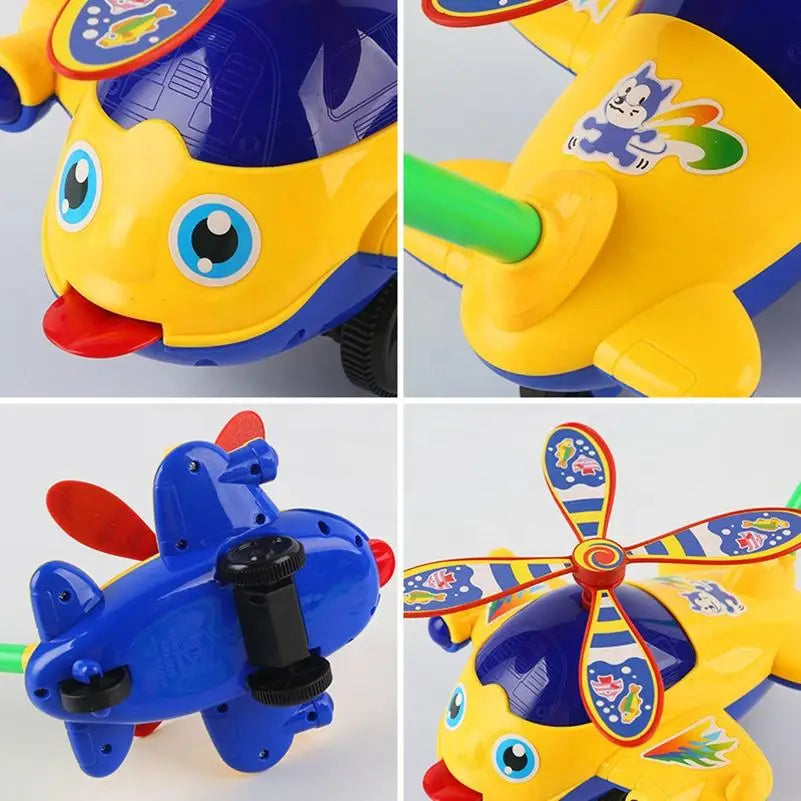 Baby Walker Push Pull Along Plane Car Toy