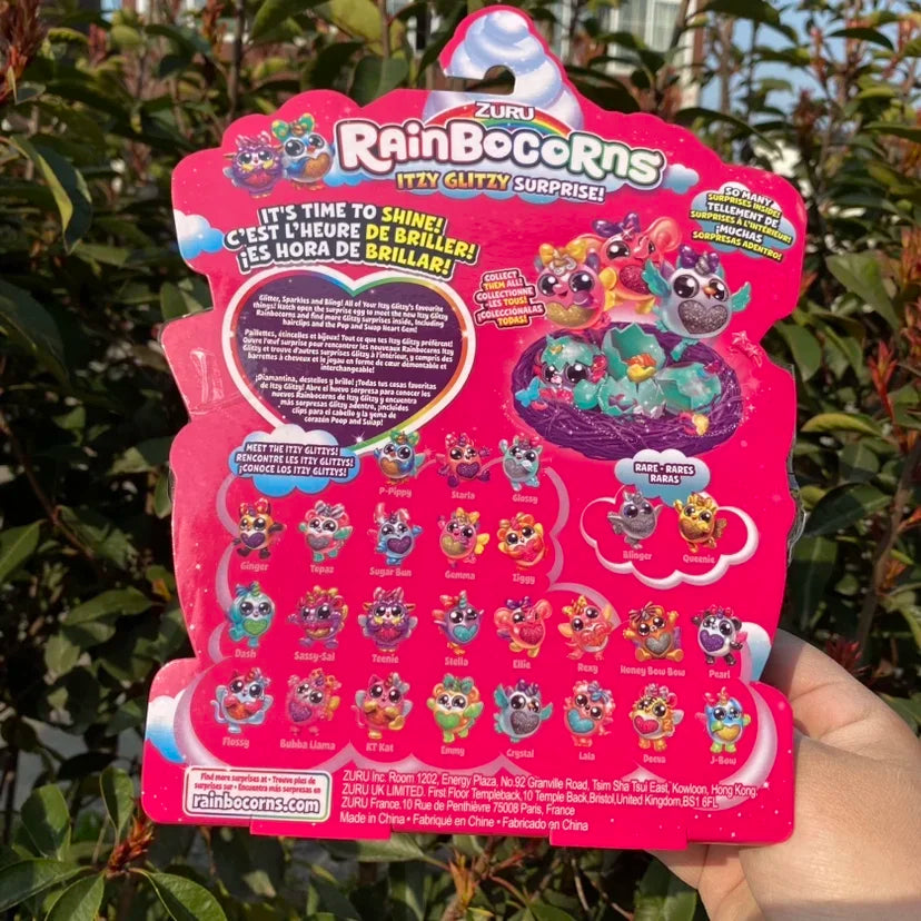 ZURU Rainbocorns Itzy Glitzy Surprise collectible eggs.