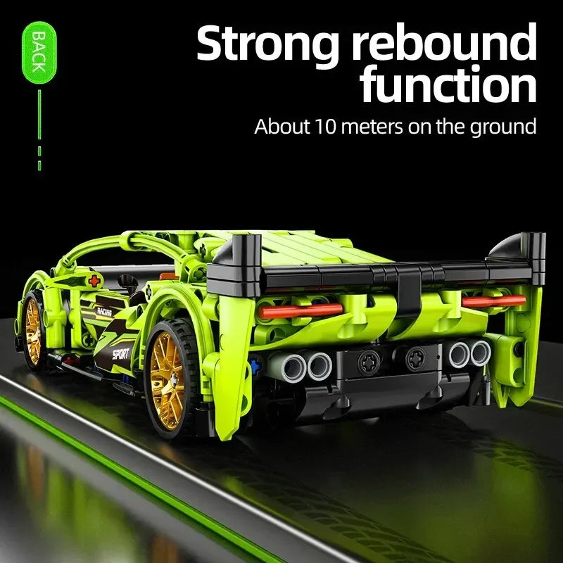 Supercar Building Blocks DIY Toy Car