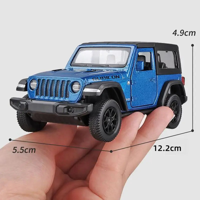 RMZ City 1/36 scale model of a Jeep Wrangler Rubicon Toy Car